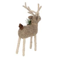 Arnie Felt Reindeer Small Grey