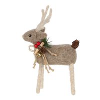 Arnie Felt Reindeer Small Grey