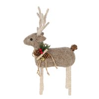 Arnie Felt Reindeer Large Grey