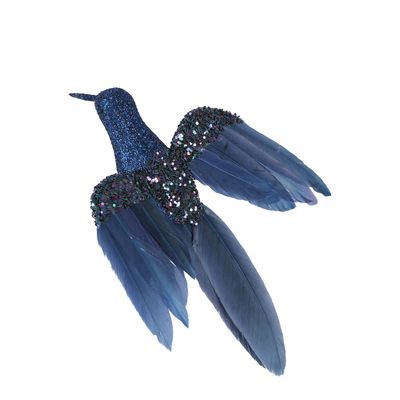 Hess Clip on Hummingbird Blue