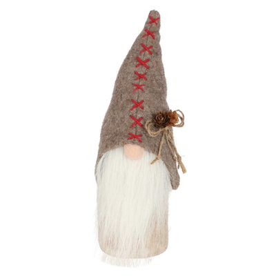 Gabbo Felt Gnome Grey Large