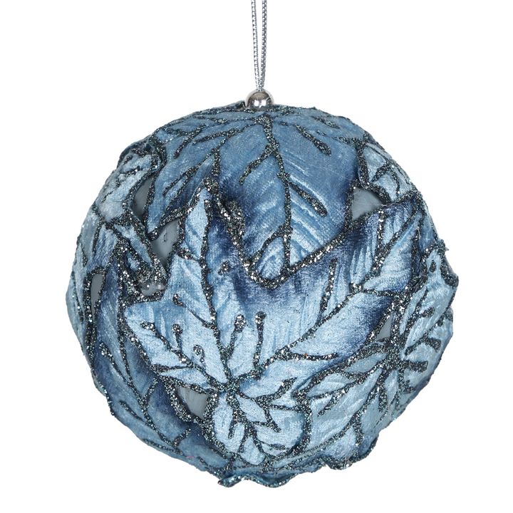 Ivy Velvet Bauble Blue