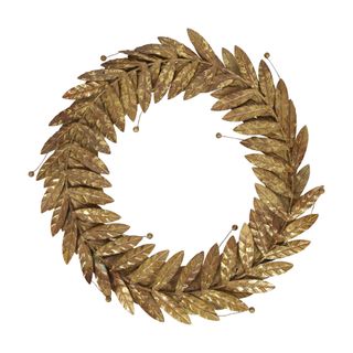 Gilded Metal Wreath