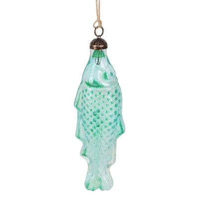 Hanging Fish Tree Decoration Green