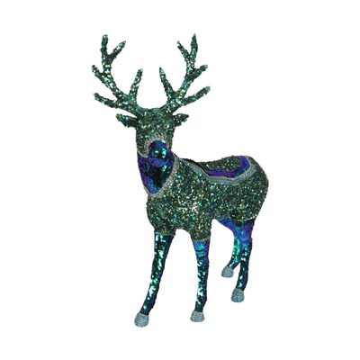 Stefni Sequin Reindeer Blue