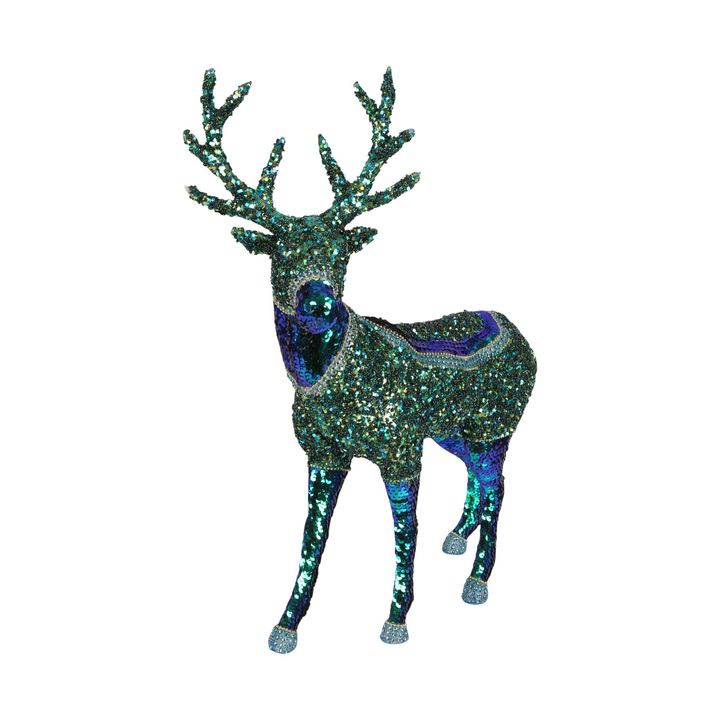 Stefni Sequin Reindeer Blue