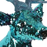 Madon Sequin Reindeer Blue