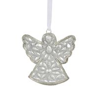 Bedazzle Angel Tree Decoration Silver