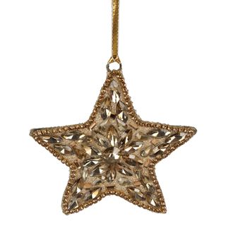 Bedazzle Star Tree Decoration Bronze