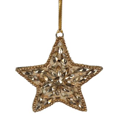 Bedazzle Star Tree Decoration Bronze