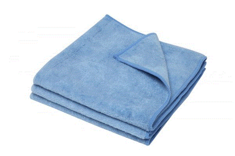 MICROFIBRE CLOTH 3 PACK BLUE