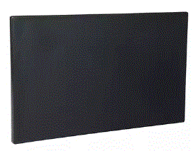 CUTTING BOARD BLK 530x325x20mm