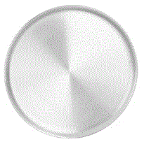 PIZZA PAN ALUM D300x5mm/12"