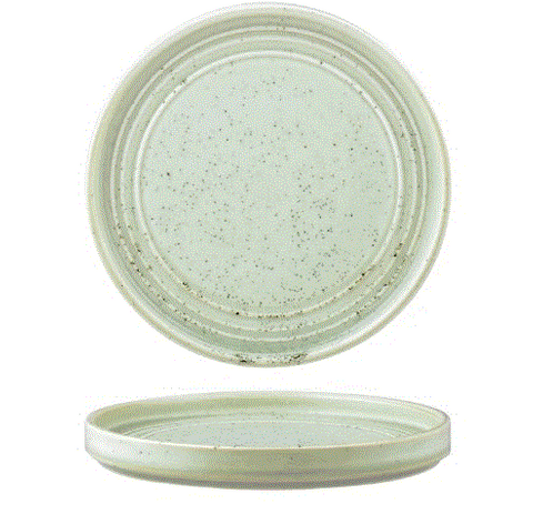 PISTACHIO WALLED PLATE 180mm