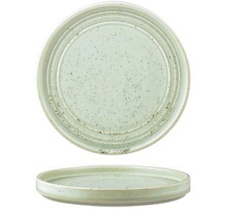 PISTACHIO WALLED PLATE 180mm