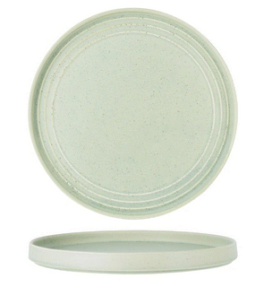 PISTACHIO WALLED PLATE 320mm