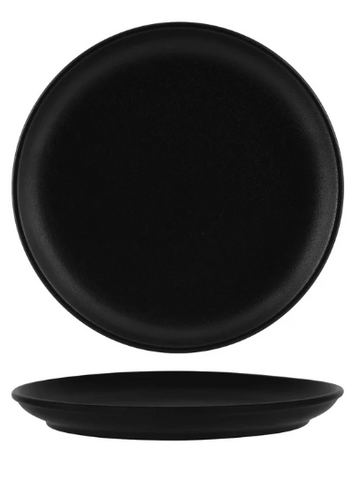 BLACK ROUND COUPE PLATE 275mm