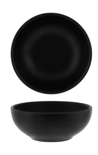 BLACK FLARED BOWL 230mm