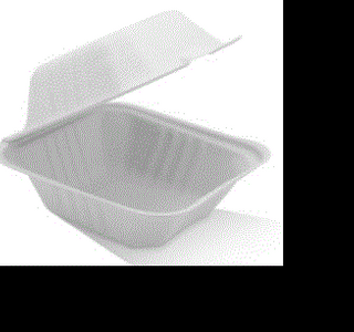 CLAMSHELL HAMBURGER 6"x 400