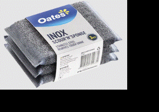 166315 INOX SCOUR N SPONGE 3PK