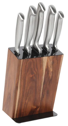 ACACIA KNIFE BLOCK 6PC SET