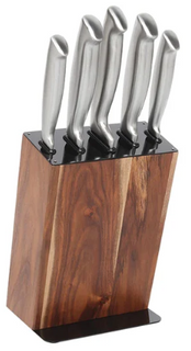 ACACIA KNIFE BLOCK 6PC SET