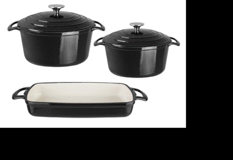 CAST IRON COOKWARE SET