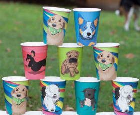 COFFEE CUP PAPER DOG 12OZX1000