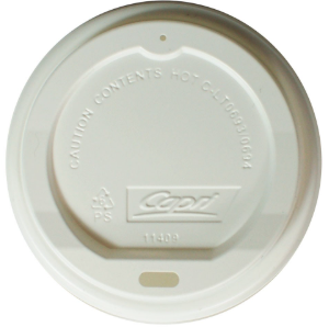 LID PLASTIC WHITE 12OZ X 1000