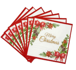 NAPKINS CHRISTMAS x 20