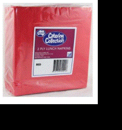 LUNCH NAPKIN RED x 100
