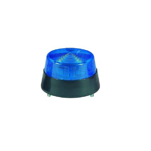 Strobe Light 12VDC Blue Small W/Mounting Studs