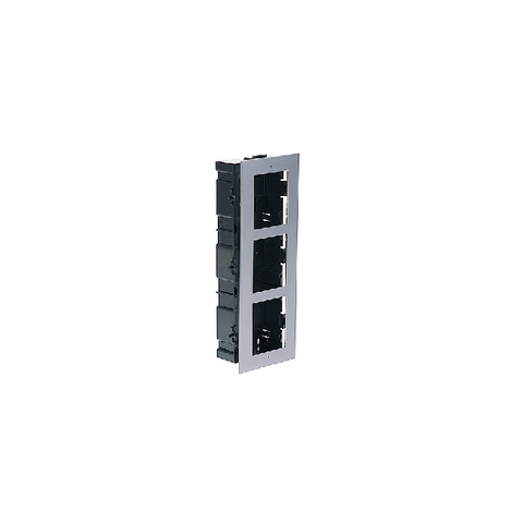 HIKVISION 3 Module Flush Mounting Box and Frame