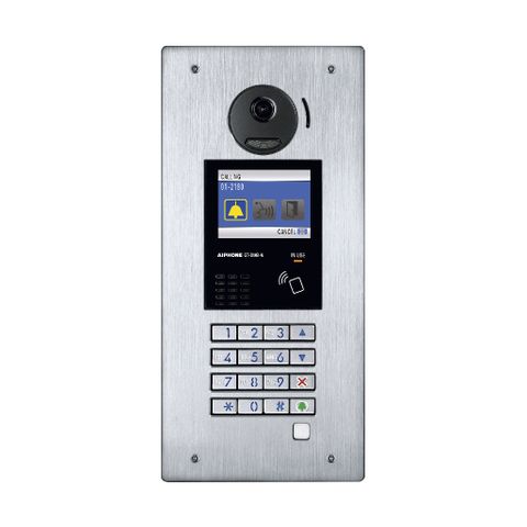 Stainless Steel 10 Key Video Entrance With NFC