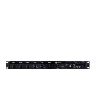 AMO 60watt Mixer/Amp 9xInputs,100V/4ohm,Bluetooth