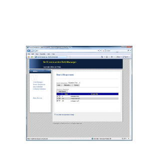 BELLCOMMANDER WEB MANAGER Licensed per BC Server