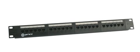 Patch Panel 24 Port CAT 6, 1RU, Cable Manage