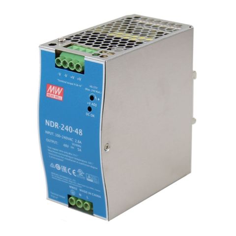 Mean Well Din Rail Power Supply 48VDC 5amps (240w)