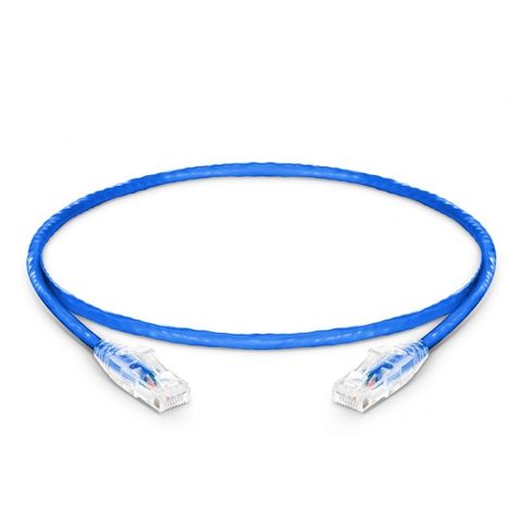 CAT 6 RJ45  0.5m PATCH LEAD - BLUE