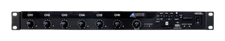 AMO 120watt Mixer/Amp 9xInputs,100V/4ohm,Bluetooth