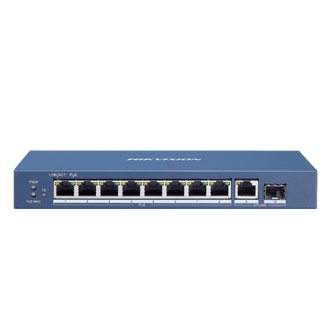 Hikvision 8 Port Unmanaged Gigabit POE Switch