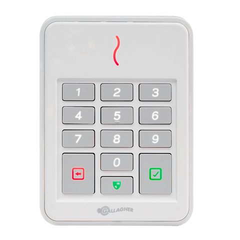 Gallagher SMB T30 Multi Tech Keypad Reader White