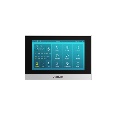 AKUVOX 7 INCH SIP INDOOR UNIT