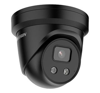 Hikvision Black 6MP 2.8mm Acusense IPTurret Camera