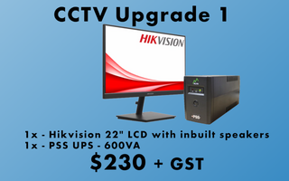 Hikvsion CCTV Upgrade kit That Includes: