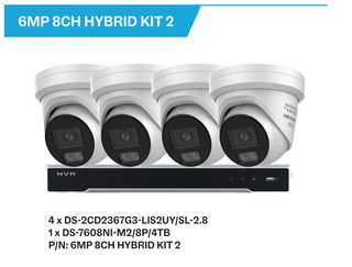 HIKVISION 6MP 8 Channel NVR with 4 x DS-2CD2367G3