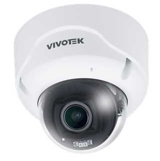 Vivotek Vortex 8MP Vandal Dome, 4.3-9.8mm Lens,