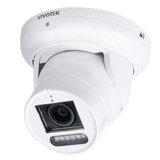 Vivotek 8MP Dual Light AI Turret Camera 4.3-9.8mm