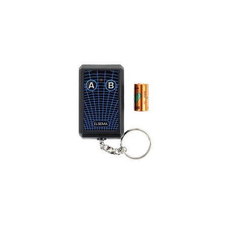 2 Channel Keyring Transmitter Includes Battery