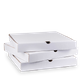 Plain White Pizza Boxes